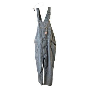 Round House #45 Striped American Made Bib Overalls